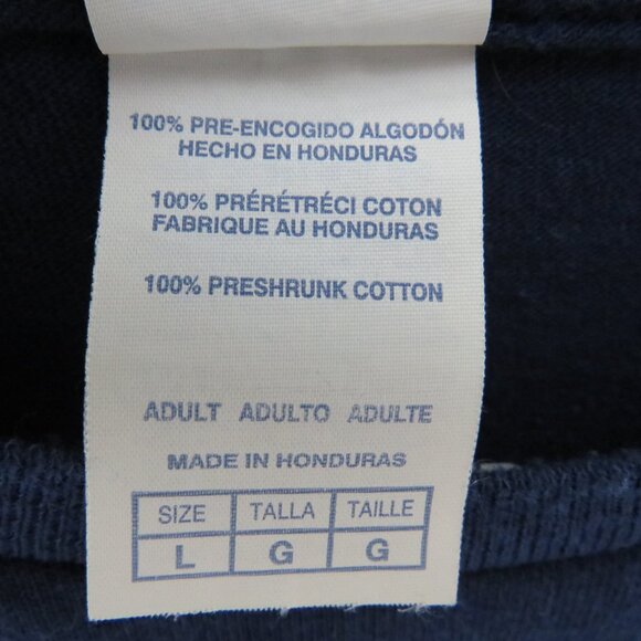 Delta Pro Weight* Men's Short Sleeve Crew Neck Straight Hem Pullover Shirt~Large - Picture 4 of 9